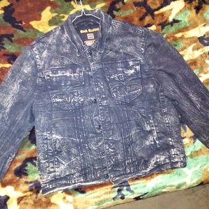 Mens Rock Revival Jean Jacket